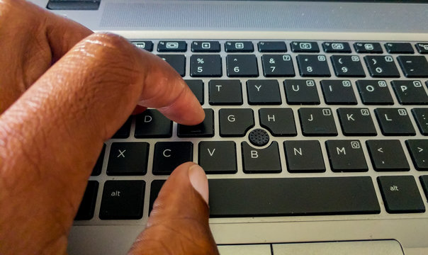 Typing On A Keyboard And Technology Privacy