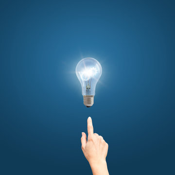 Business idea bulb gear web engineering