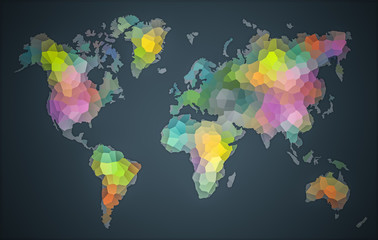 Colorful World Diversity Map