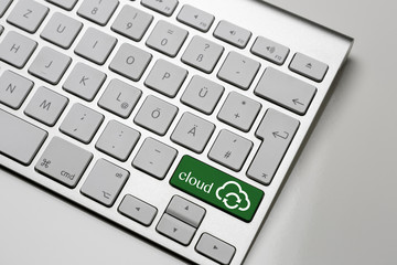 Tastatur mit cloud Taste