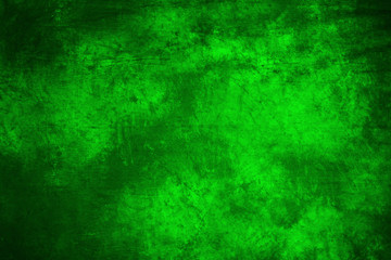 Fototapeta na wymiar green fabric artistic background with simulated blurred ink.