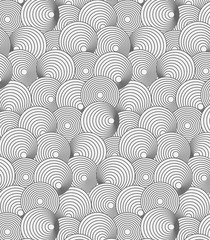 Abstract Overlap Circle Pattern. Vector pattern