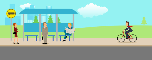 People Going To Work