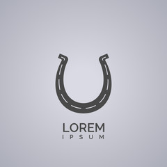 horseshoe icon design