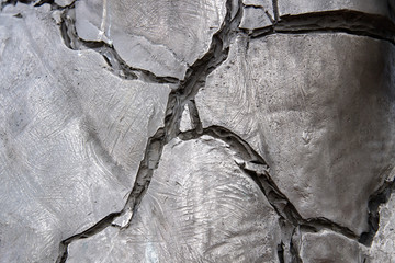 broken iron copper metal background