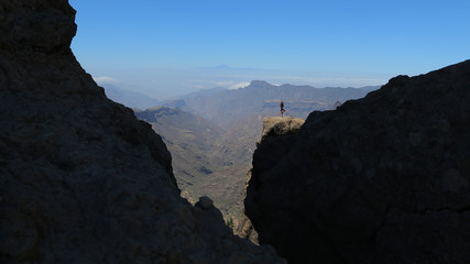 Vista desde el Monumento Natural del Roque Nublo, Gran Canaria