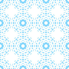 Seamless abstract background with blue geometric shapes.
