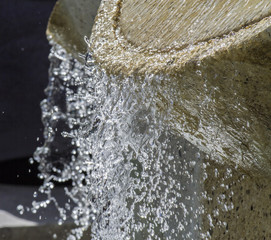 Water in fountain