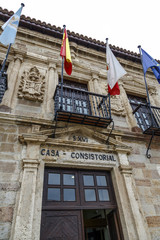 Fototapeta na wymiar City council of San Vicente de la Barquera Spain