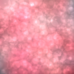 Abstract pink background. Blurred bokeh background.