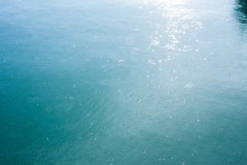 Obraz premium blue water surface