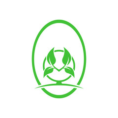 Vector abstract illustration - eco lifestyle concept