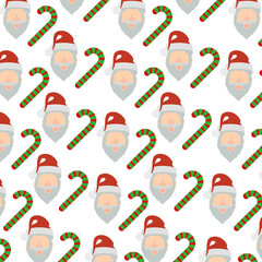 merry christmas sweet cane decoration vector illustration design