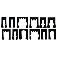  curtains. interior textiles.  interior decoration textiles sket