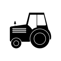 Truck machine icon. Farm lifestyle agriculture and harvest theme. Isolated design. Vector illustration