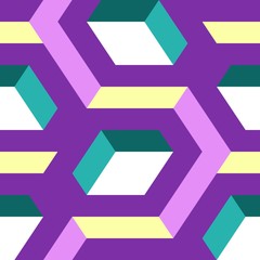 Abstract seamless geometric pattern