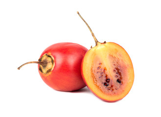 Fruit tamarillo with half