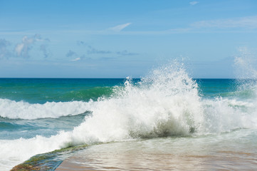Atlantic Ocean. Waves