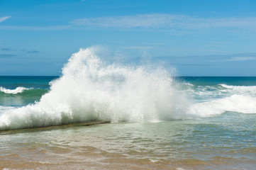 Atlantic Ocean. Waves