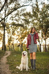 Talking on the phone