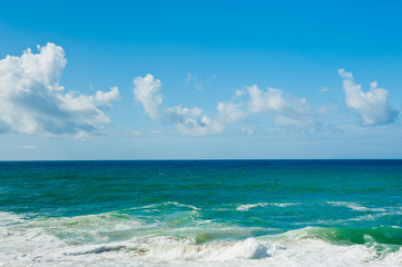 Obraz premium clouds and Atlantic Ocean