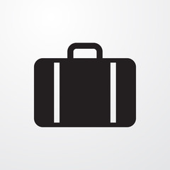 luggage icon illustration