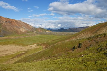 Berglandschaft am Landmannalaugar