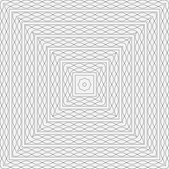 Vector square design template. Modern decorative pattern. Creative intricate background.