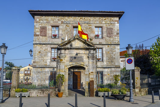 Town hall of Cabezon de la Sal in Spain