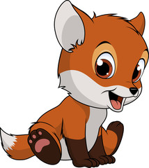 Little funny fox