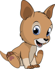 cute baby kangaroo