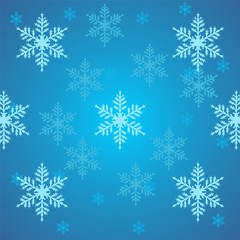 Blue Snowflakes