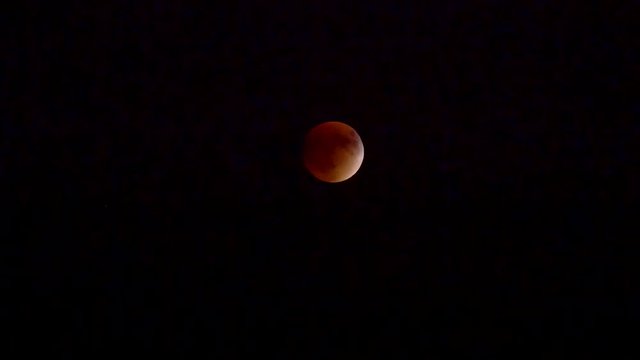 Blood moon from a lunar eclipse