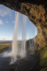 Fototapeta na wymiar Seljalandsfoss Waterfall, Iceland