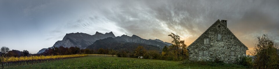Herbst in Maienfeld I