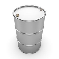 3D rendering aluminum barrel