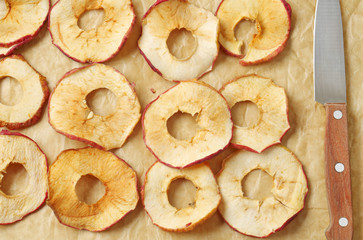Thin apple chips