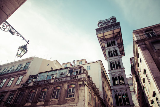 Elevador de Santa Justa, Aufzug Lissabon