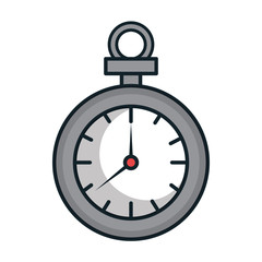 chronometer watch isolated icon vector illustration design