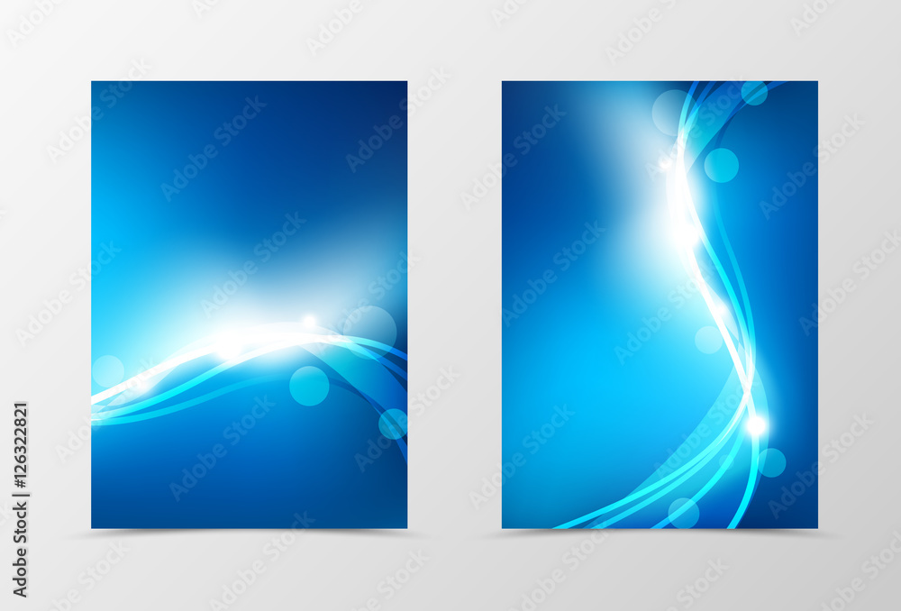 Poster front and back dynamic flyer template design