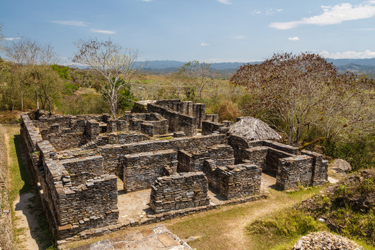 Ruins of the ancient Mayan city of Tonina, Mexico