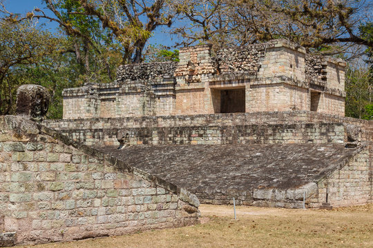 Ruins of the ancient Mayan city of Copan, Honduras