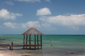 Caribbean coast near Cancun, Mexico