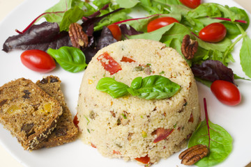  Cuscus salad - Photos Cuscus salad with vegetables and nuts