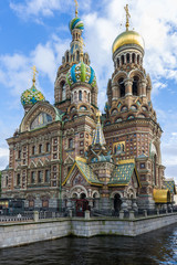 Fototapeta na wymiar Church of the Savior on Spilled Blood in Saint Petersburg