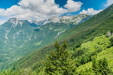 Fototapeta na wymiar Vogel Mountain Slovenia