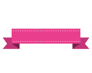 ribbon frame isolated icon vector illustration design