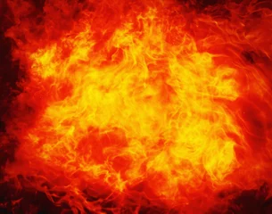Crédence de cuisine en verre imprimé Flamme fire background as a symbol of hell and inferno