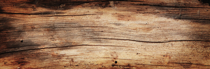 Old rich wood grain texture background with knots