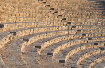 Greco - Roman Theater Kourion , Cyprus /The Greco-Roman Theatre at the edge of the sea, Kourion, Near Limassol, Cyprus.